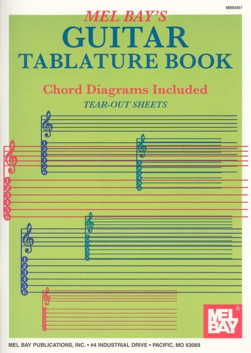 Mel Bay Guitar Tablature,Used