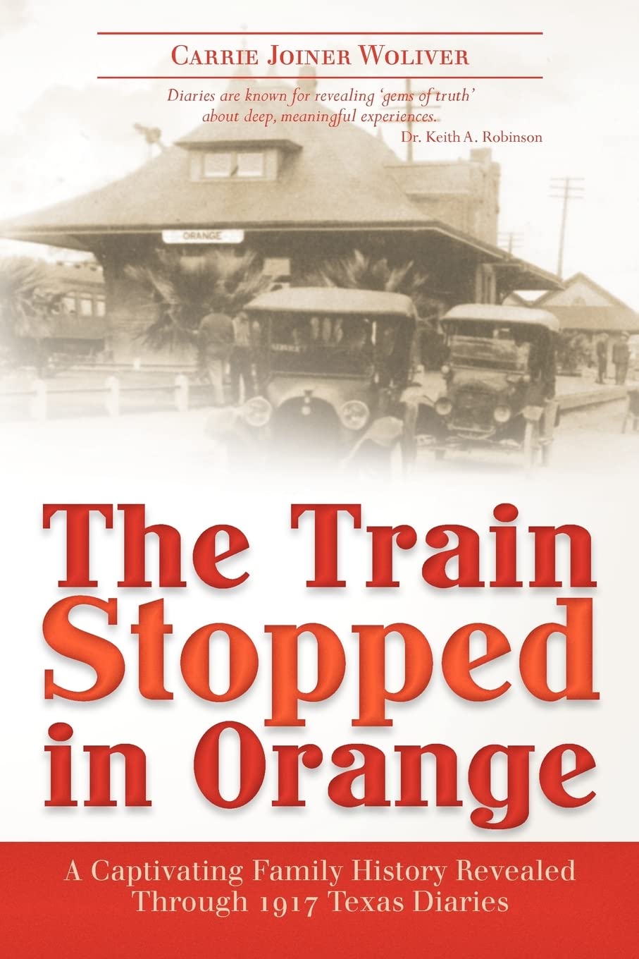 The Train Stopped In Orange: A Captivating Family History Revealed Through 1917 Texas Diaries,Used