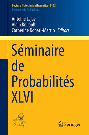 Sminaire de Probabilits XLVI (Lecture Notes in Mathematics, 2123),Used