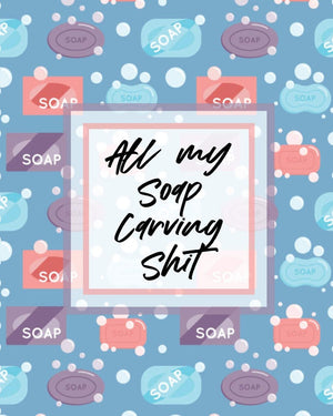 All My Soap Carving Shit: Nature Crafts Sculpture For Kids Whittling Patterns,Used