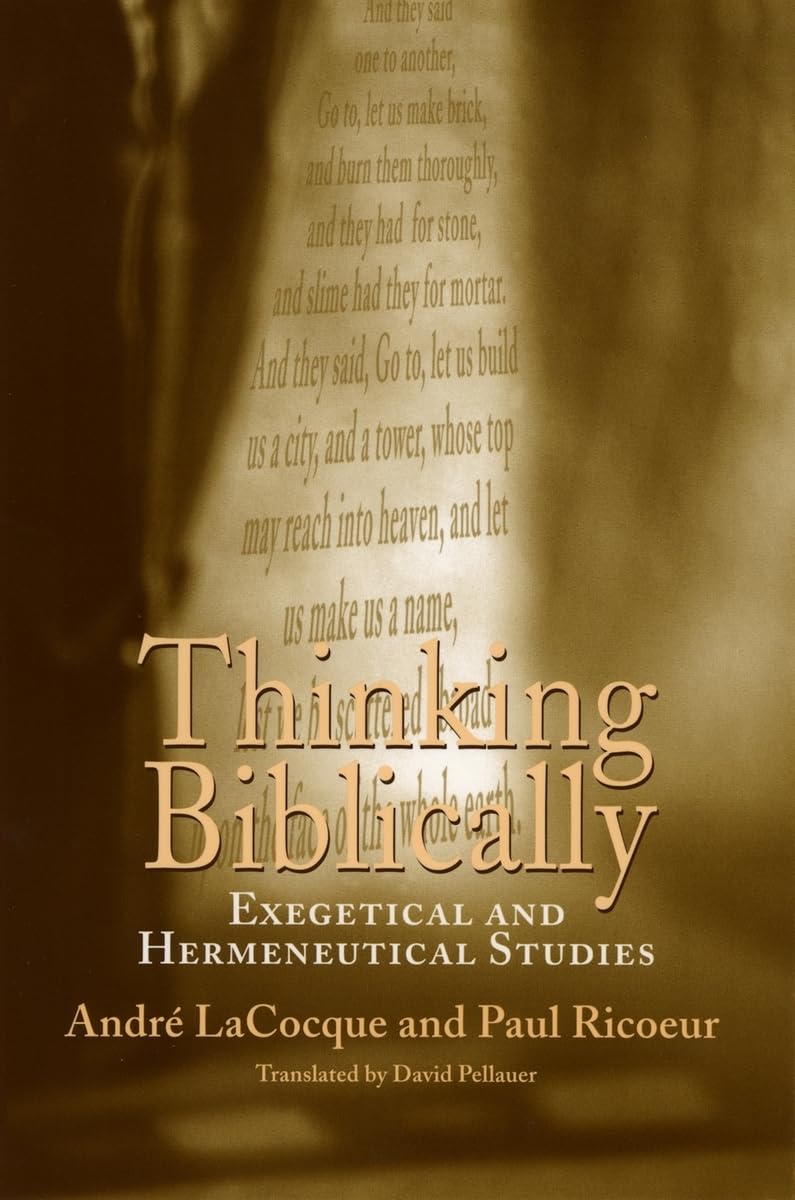 Thinking Biblically: Exegetical and Hermeneutical Studies,Used