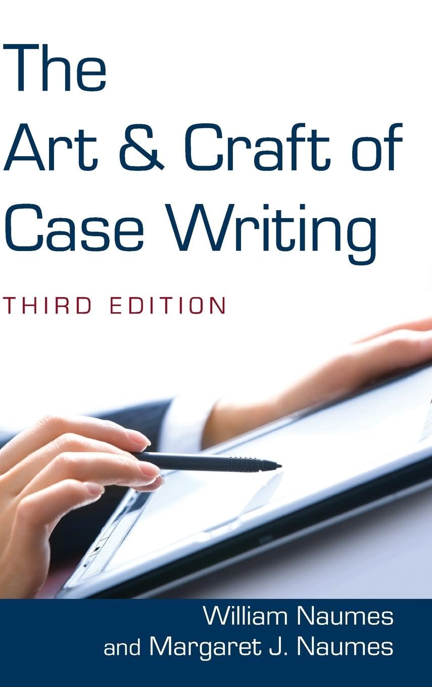 The Art and Craft of Case Writing,Used