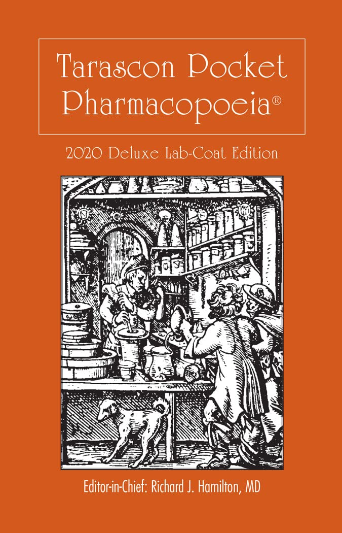 Tarascon Pocket Pharmacopoeia 2020 Deluxe LabCoat Edition,Used