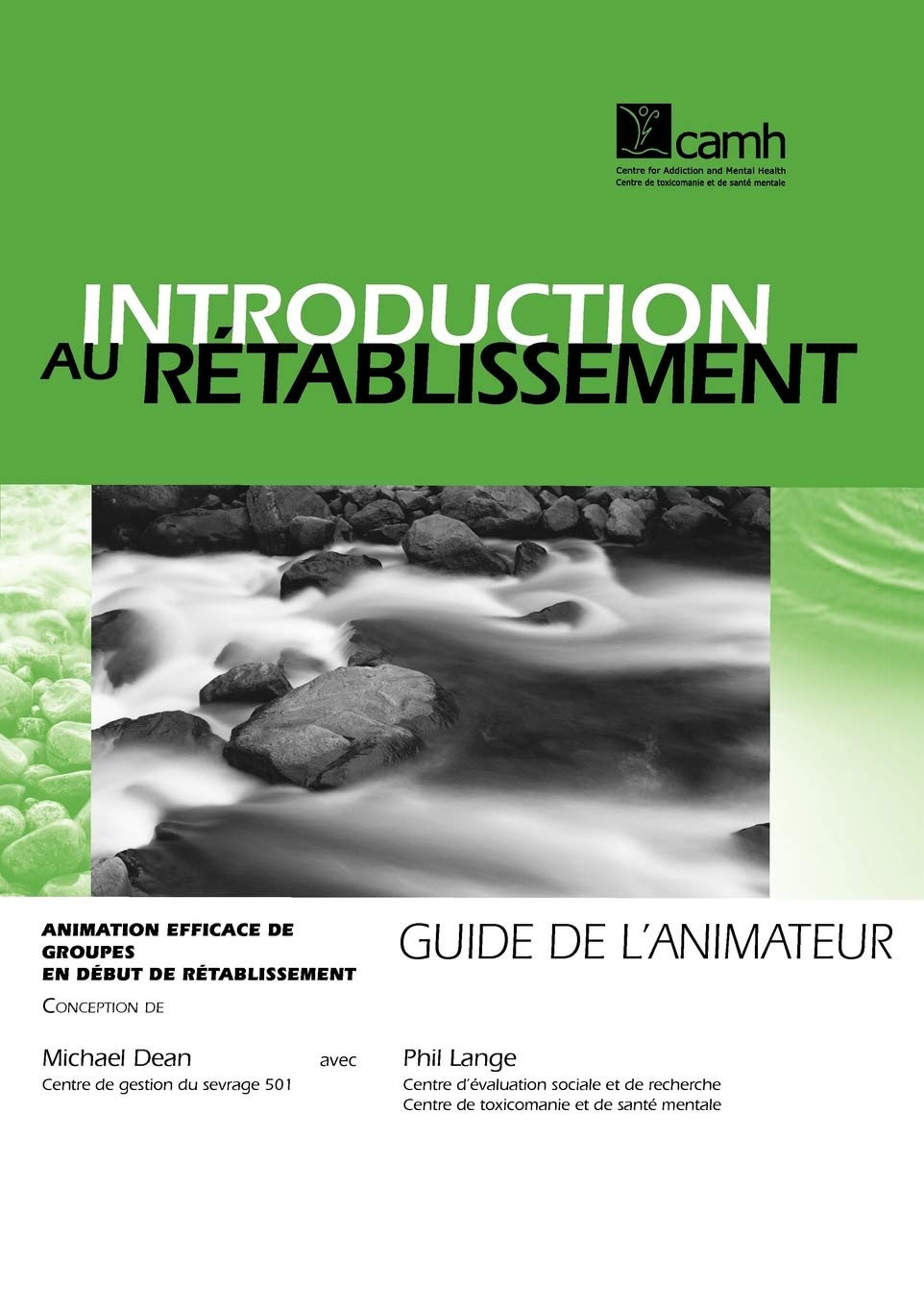 Introduction Au Rtablissement: Animation Efficace de Groupes En Dbut de Rtablissement  Guide de l'Animateur (French Editi,Used