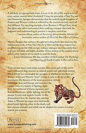 Lessons in the Art of War: Martial Strategies for the Successful Fighter,Used