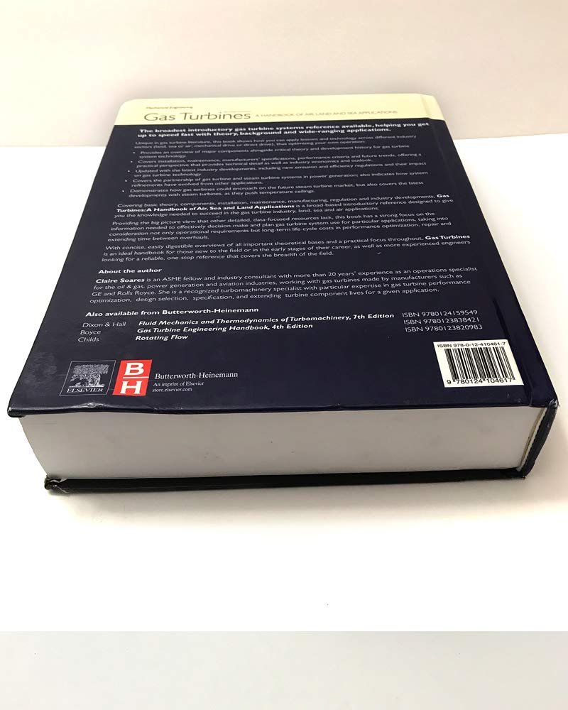 Gas Turbines: A Handbook of Air, Land and Sea Applications,Used