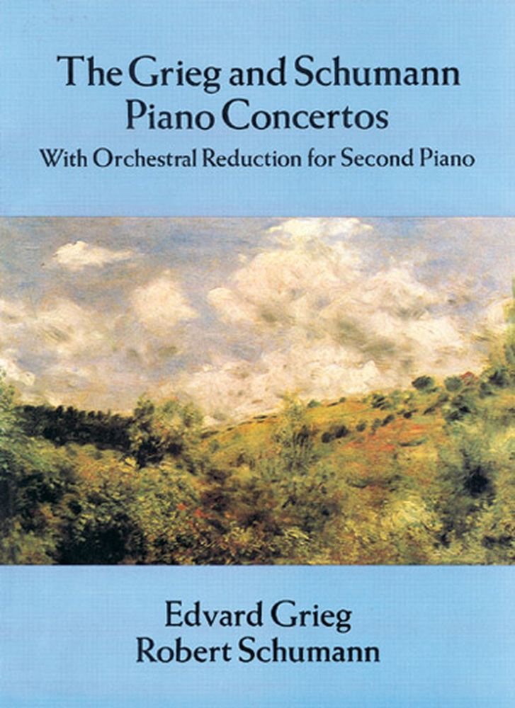 The Grieg and Schumann Piano Concertos: With Orchestral Reduction for Second Piano (Dover Music for Piano),Used