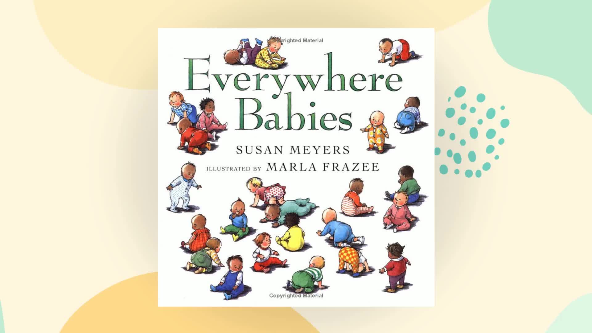 Everywhere Babies Lap Board Book,Used