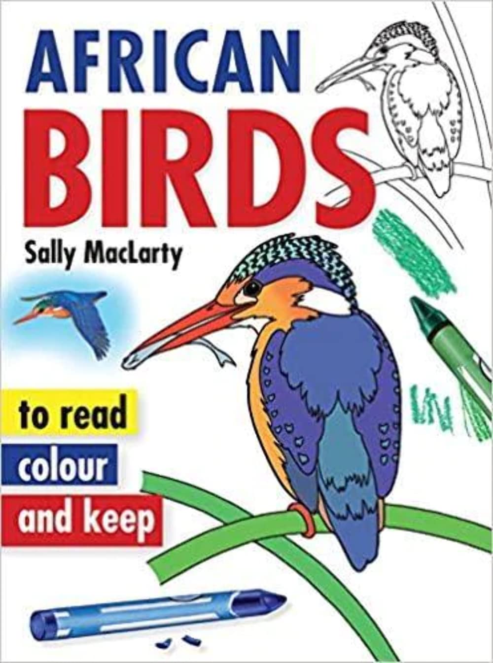 African Birds (Read, colour and keep),Used