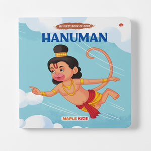 Story Book For Kids - Hanuman - Illustrated Board Book For Children - Mythology Stories For Kids - Age 0 - 2 Years