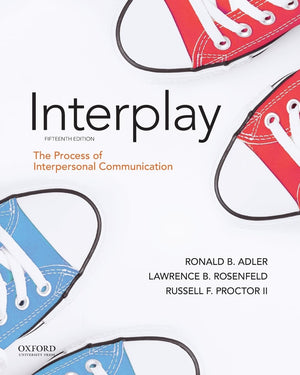Adler: Interplay: The Process Of Interpersonal Communication-used