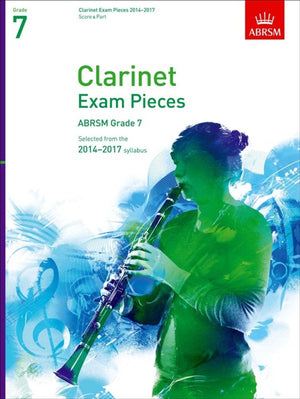 ABRSM EXAM PIECES 20142017 GRADE 7 CLARINET/PIANO (BOOK ONLY),Used