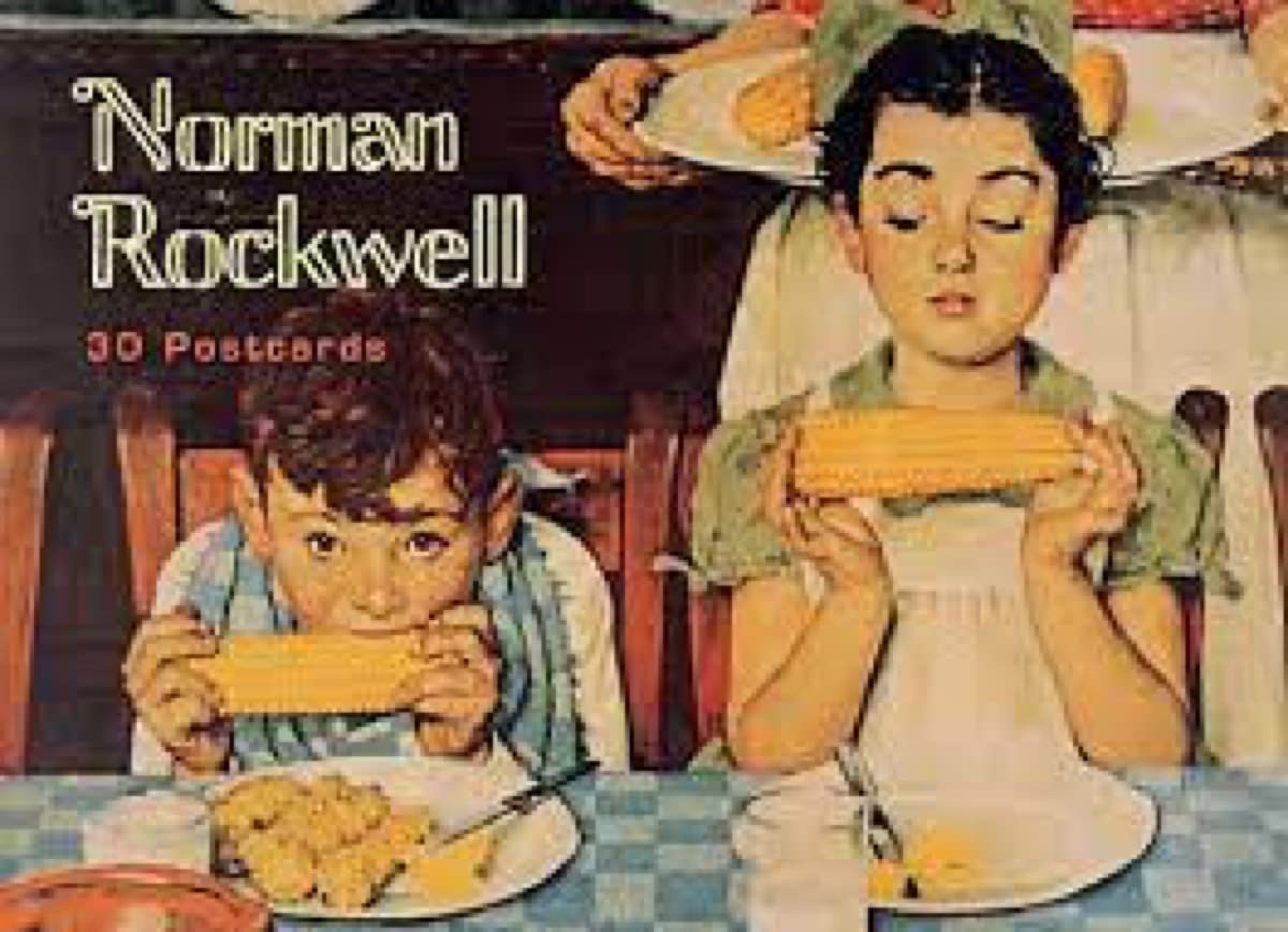 Norman Rockwell: 30 Postcards (Gift Line),Used
