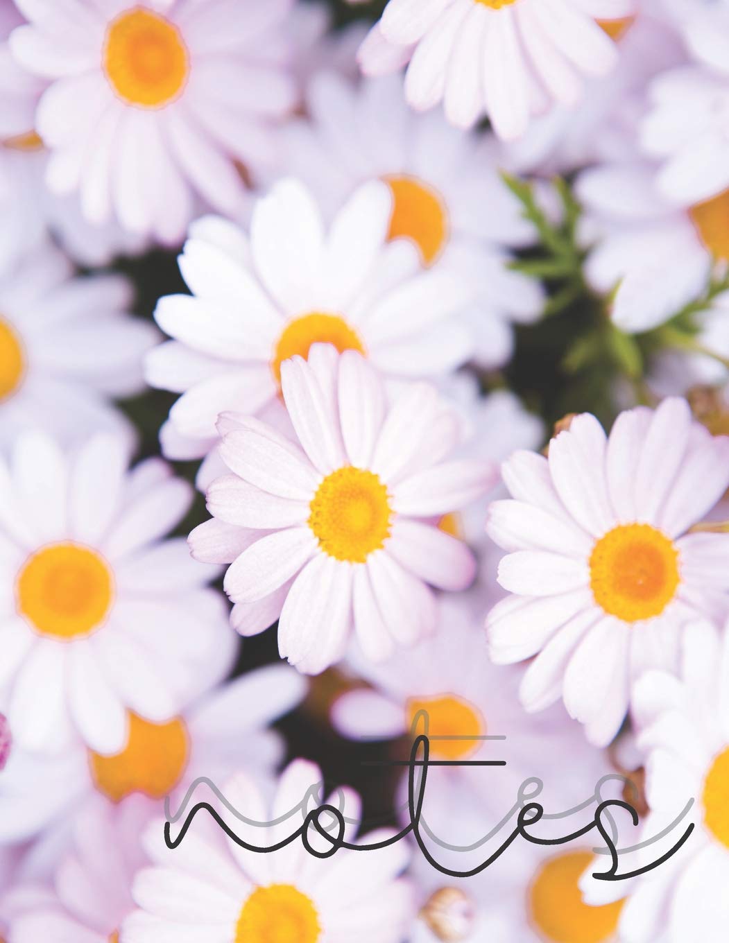 Notes: Daisy Composition Notebook, Collage Ruled, Great For School Notes And Everyday Use,Used