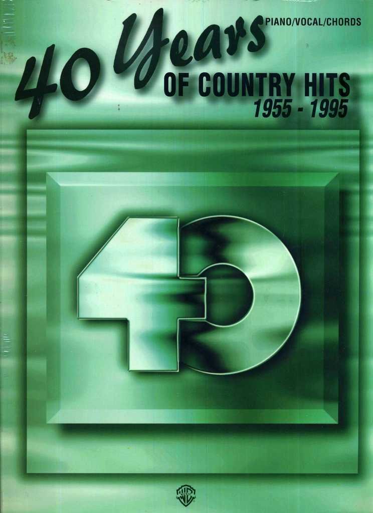 40 Years of Country Hits, 19551995: Piano/Vocal/Chords,Used
