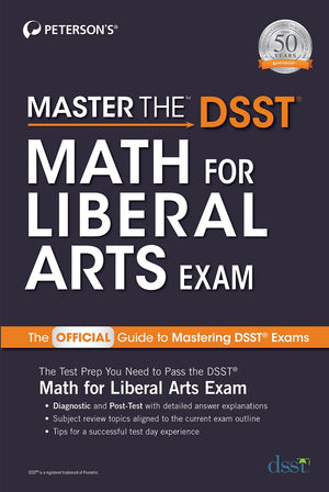 Master the DSST Math for Liberal Arts Exam,Used