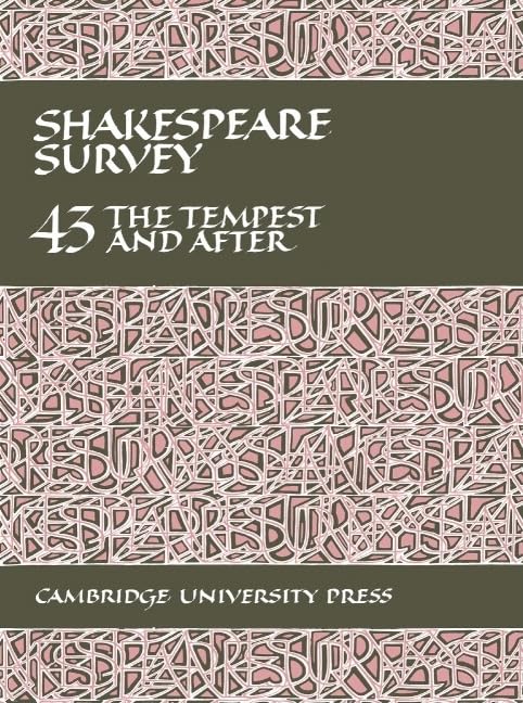 Shakespeare Survey 43,Used