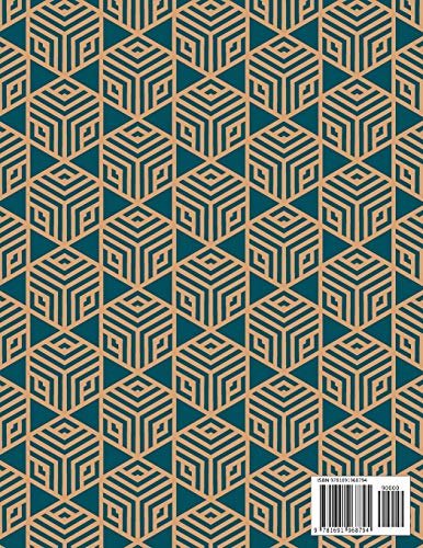 Organic Chemistry Student Lab Notebook: Hexagonal Graph Paper Notebook  1/4