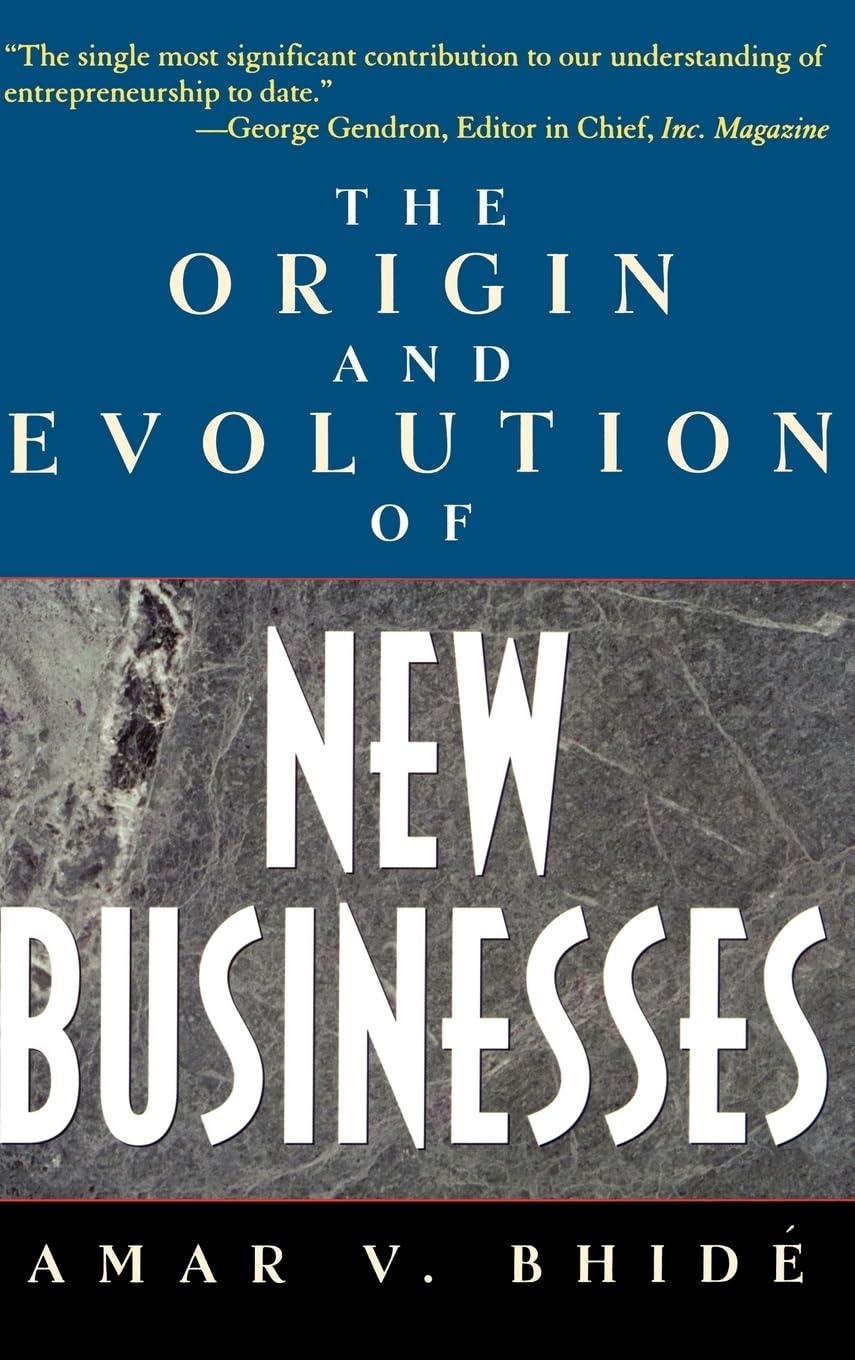 The Origin And Evolution Of New Businesses,Used