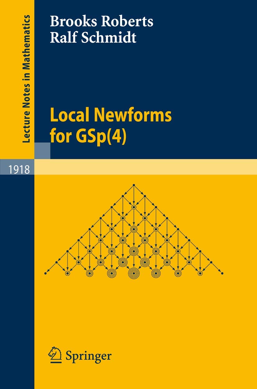 Local Newforms for GSp(4) (Lecture Notes in Mathematics, 1918),Used