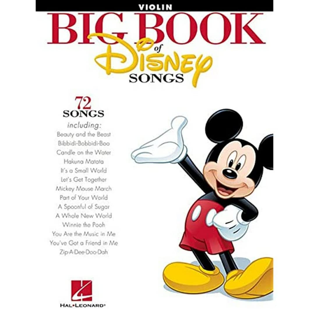 The Big Book of Disney Songs: Violin,New