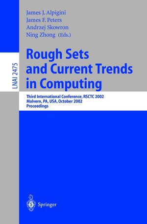 Rough Sets And Current Trends In Computing,New