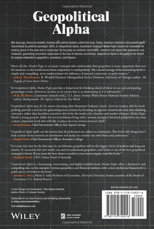 Geopolitical Alpha: An Investment Framework for Predicting the Future,Used