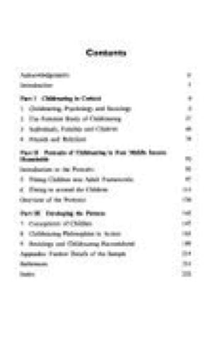Mothers and Their Children: A Feminist Sociology of Childrearing