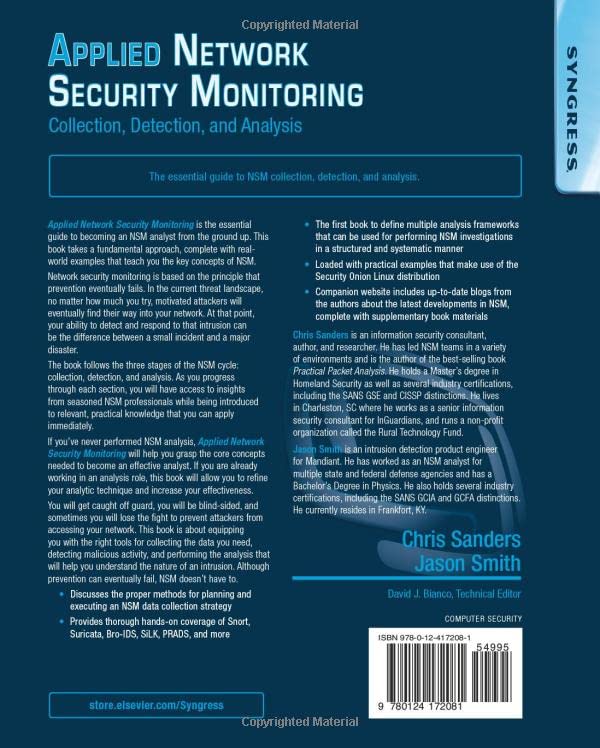 Applied Network Security Monitoring,New