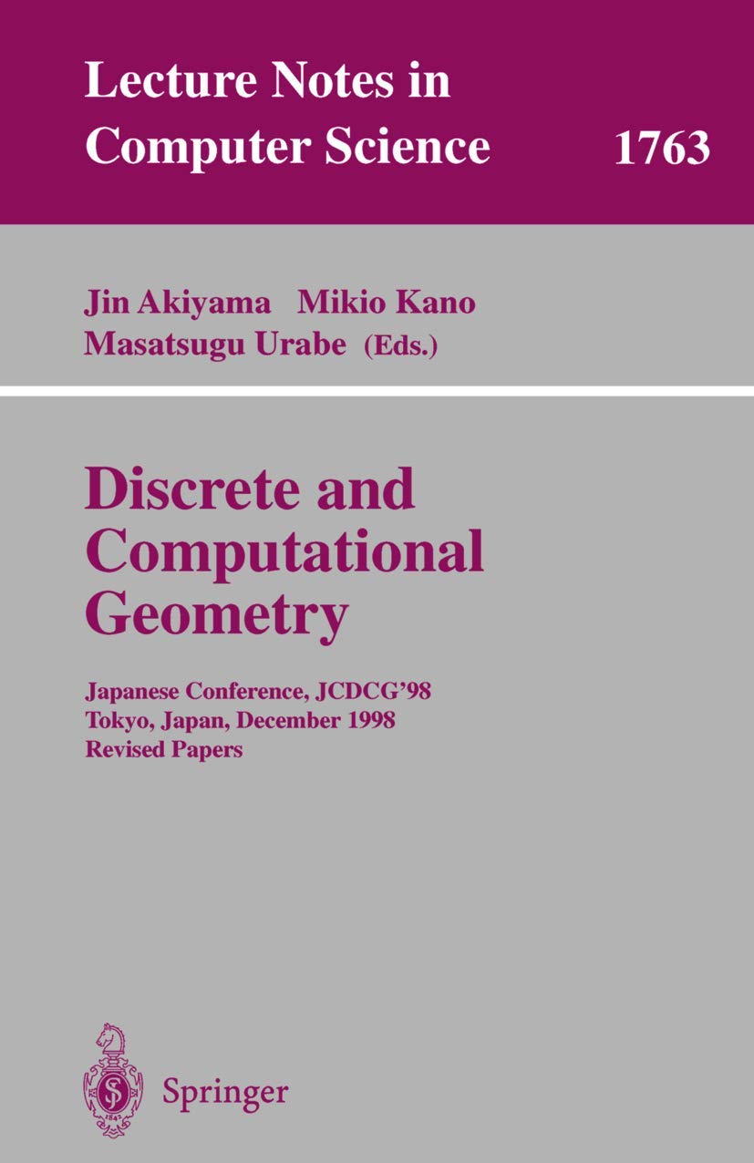 Discrete And Computational Geometry