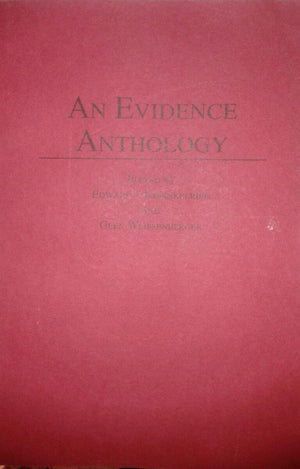 An Evidence Anthology (Anthology Series),New