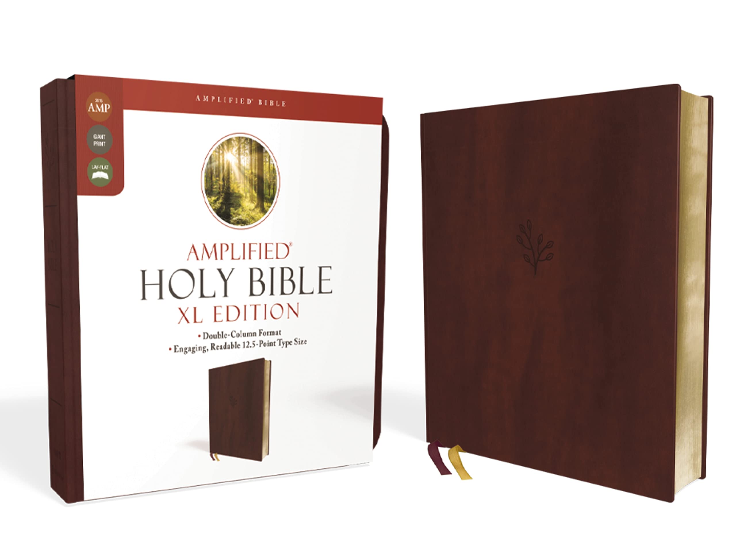 Amplified Holy Bible, XL Edition, Leathersoft, Burgundy,New