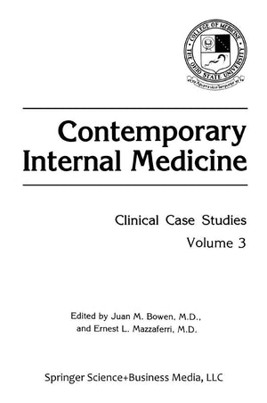 Contemporary Internal Medicine: Clinical Case Studies (Contemporary Internal Medicine, 3),Used