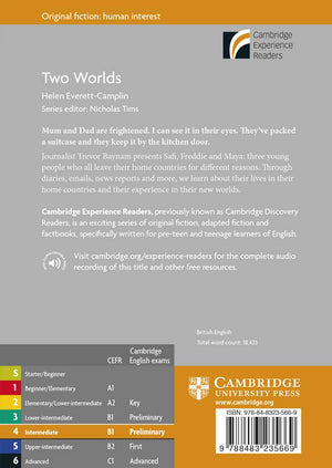 Two Worlds Level 4 Intermediate (Cambridge Experience Readers),Used