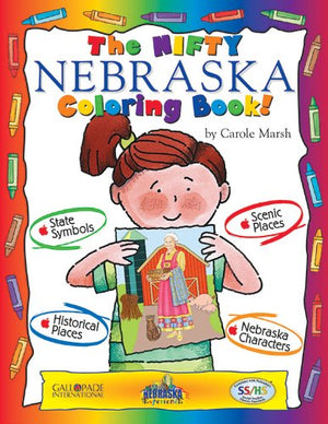 The Nifty Nebraska Coloring Book (The Nebraska Experience),Used