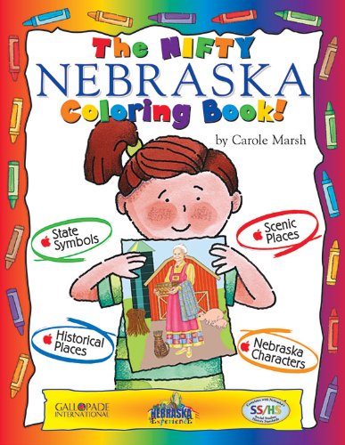 The Nifty Nebraska Coloring Book (The Nebraska Experience),Used