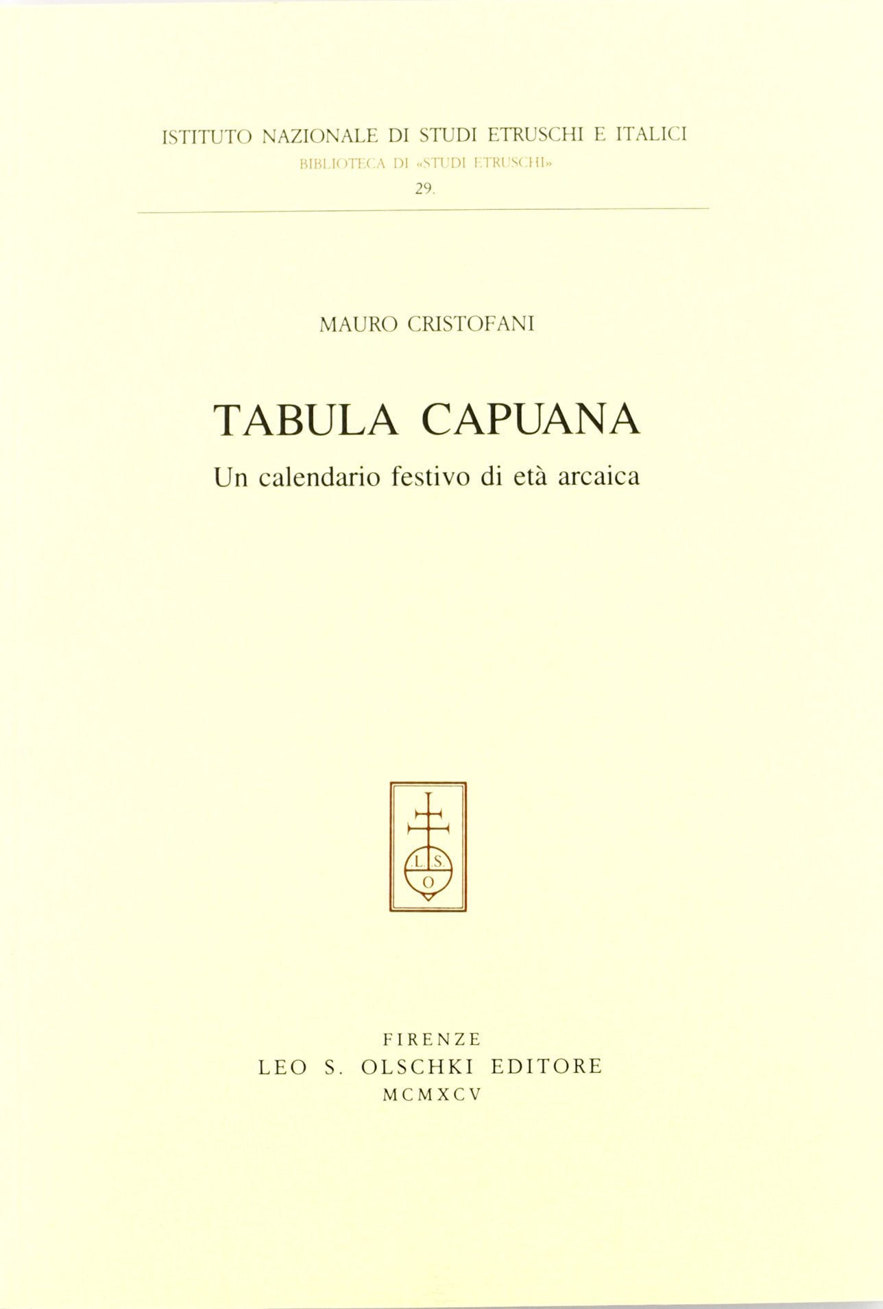 TABULA CAPUANA,Used