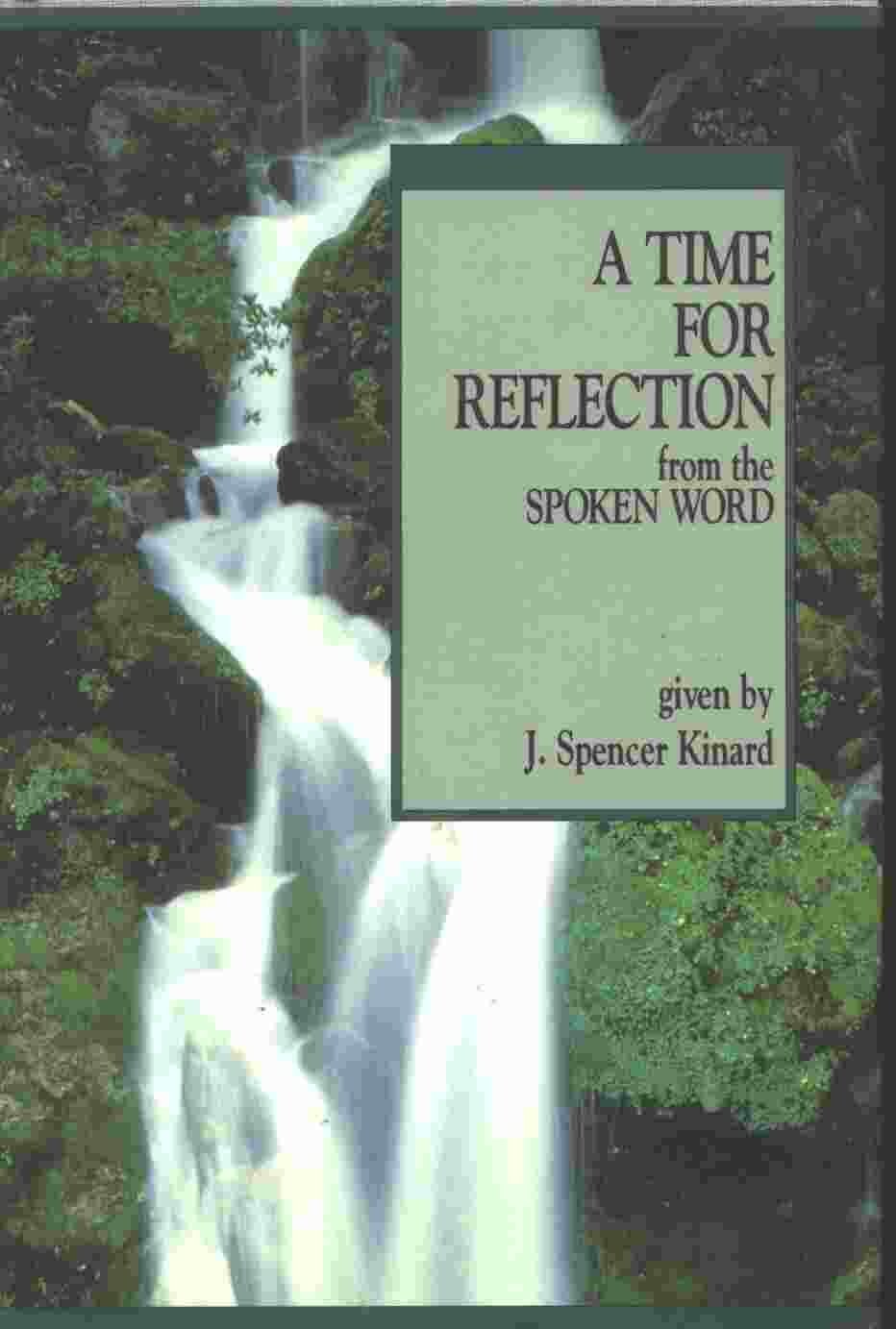 A time for reflection from the spoken word,Used