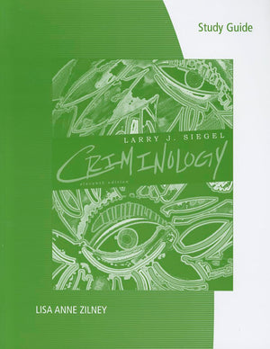 Study Guide for Siegel's Criminology, 11th,Used