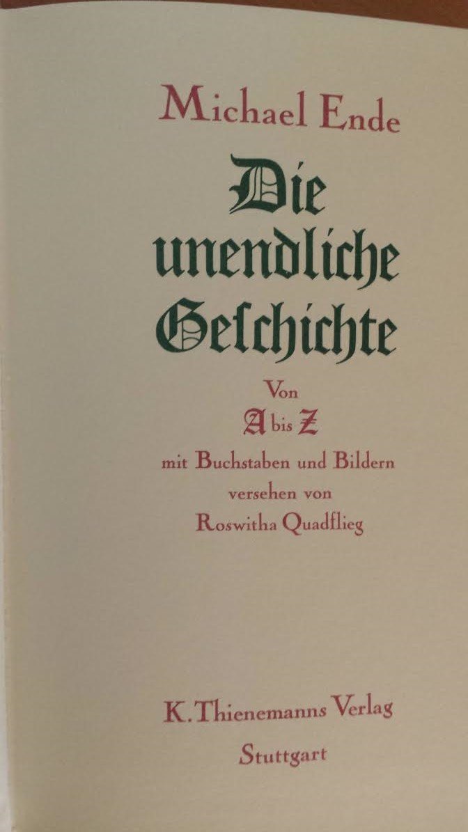 Die unendliche Geschichte: Von A bis Z (German Edition),Used