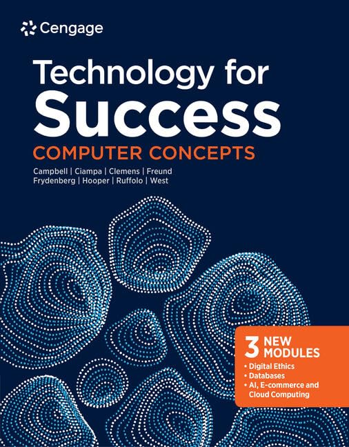 Technology for Success: Computer Concepts (MindTap Course List),Used