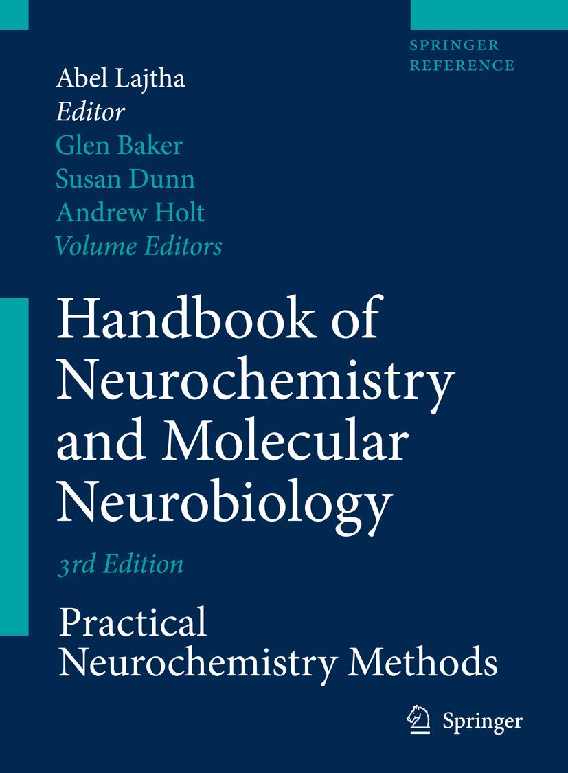 Handbook of Neurochemistry and Molecular Neurobiology: Practical Neurochemistry Methods (Springer Reference),Used