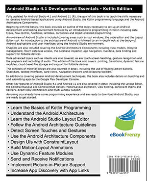 Android Studio 4.1 Development Essentials  Kotlin Edition: Developing Android 11 Apps Using Android Studio 4.1, Kotlin and Andr,Used