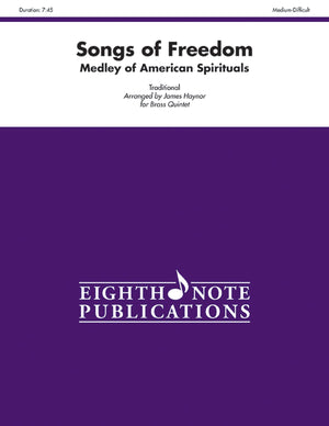 Songs Of Freedom: Medley Of American Spirituals, Score & Parts (Eighth Note Publications),Used