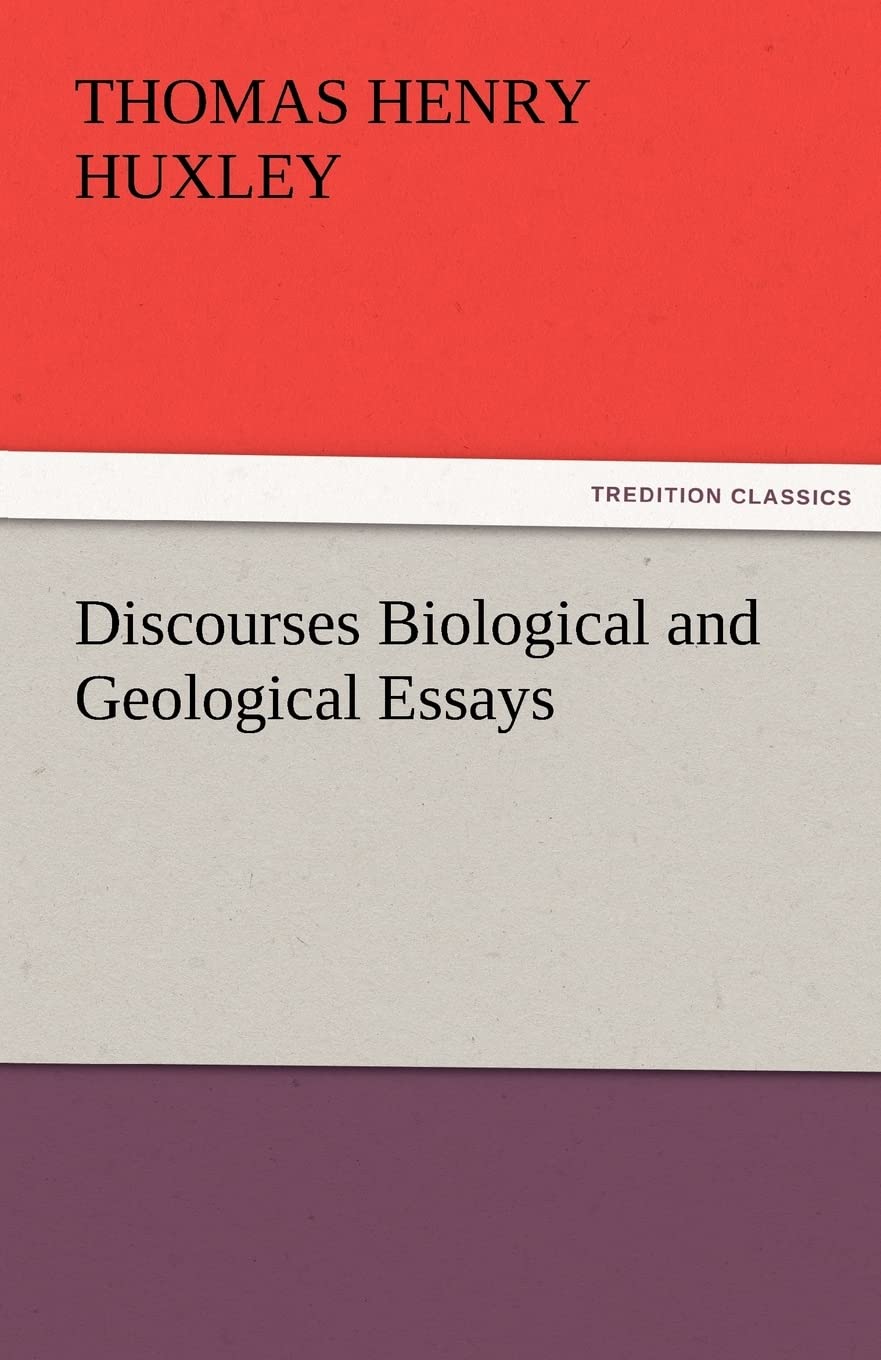 Discourses Biological and Geological Essays,Used