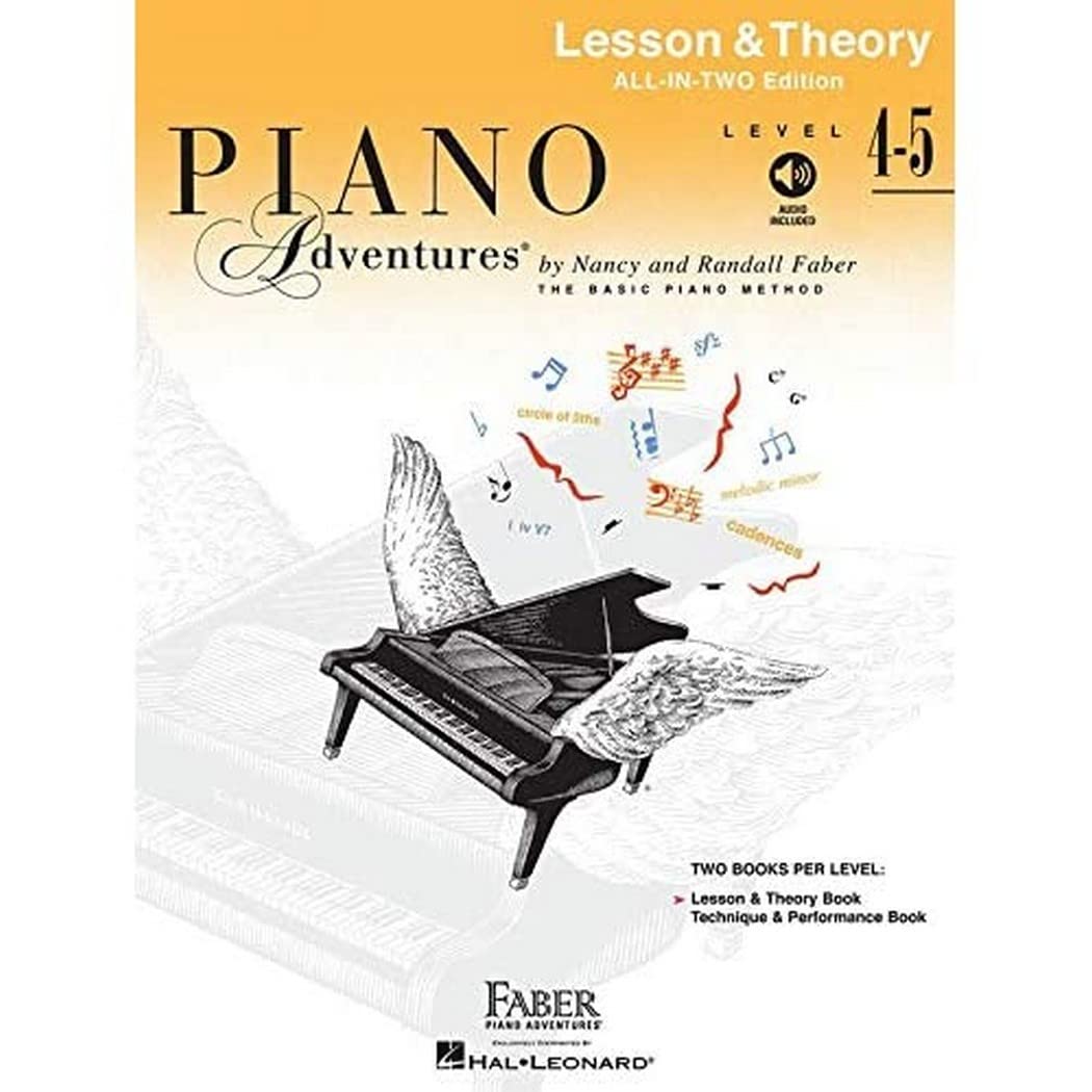 Piano Adventures: Level 45 Lesson & Theory Book  International Anglicised Edition