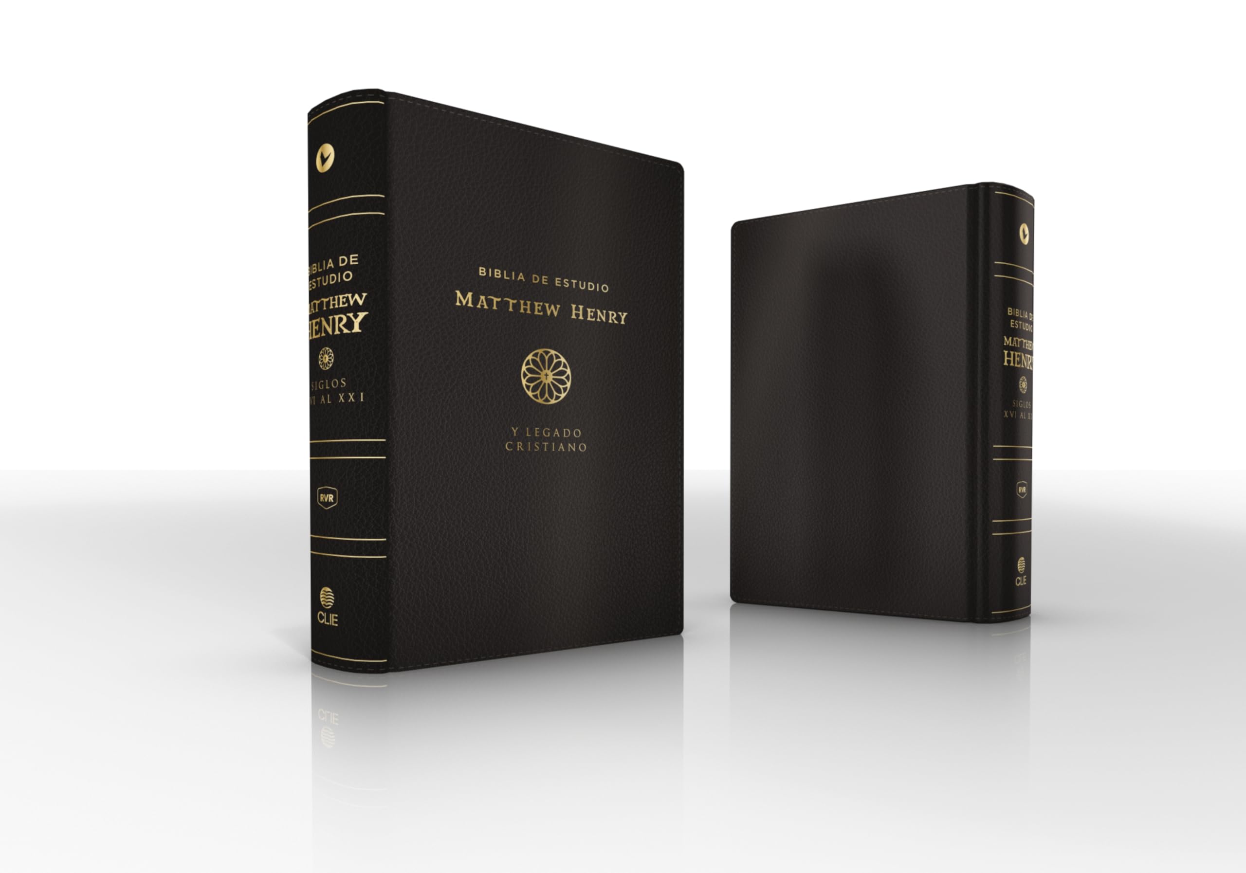 Rvr, Biblia De Estudio Matthew Henry Y Legado Cristiano, Leathersoft, Negro, Interior A Dos Colores, Con ndice, Comfort Print (S