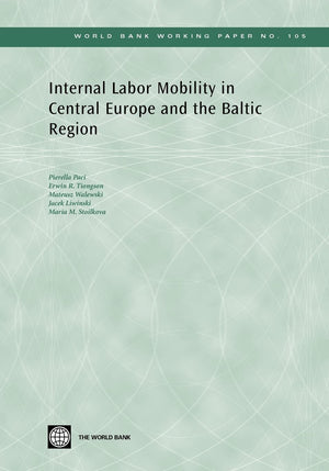 Internal Labor Mobility In Central Europe And The Baltic Region (105) (World Bank Working Papers),Used
