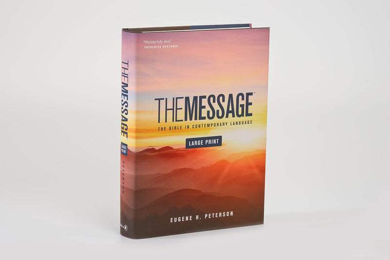 The Message Large Print (Hardcover): The Bible in Contemporary Language,New