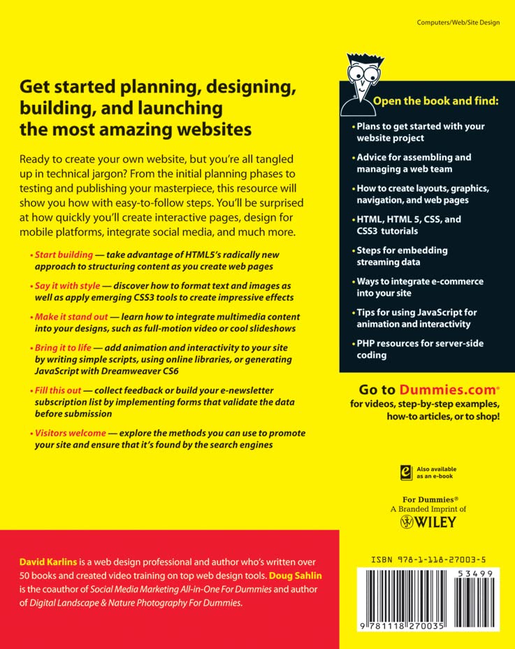 Building Websites Allinone For Dummies